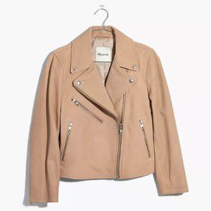 Madewell Shrunken Leather Motorcycle Jacket